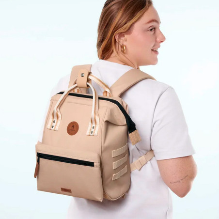 Sac à dos Small Adventurer LOBITO Beige – Cabaia - le sac à dos du quotidien