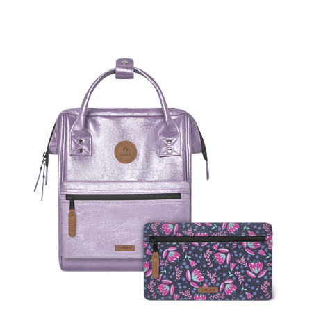 Sac à dos  CAPRI - CBAÏA Adventurer Small - Le sac Violet Métal qui va faire des envieuses !