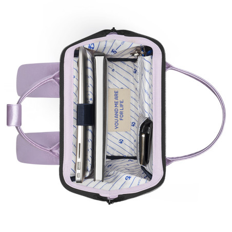 Sac à dos  CAPRI - CBAÏA Adventurer Small - Le sac Violet Métal qui va faire des envieuses !
