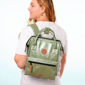 Sac à dos Cabaia Riverdale Small - Vert Métal – Collection Adventurer