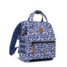 Sac à Dos Sameiro Sanctuary Small de Cabaïa. La collection Adventurer en mode bleu et motifs blanc