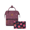 Sac à dos Cabaïa Adventurer Delhi Small - Couleur Bordeaux – Cuir effet Nubuck