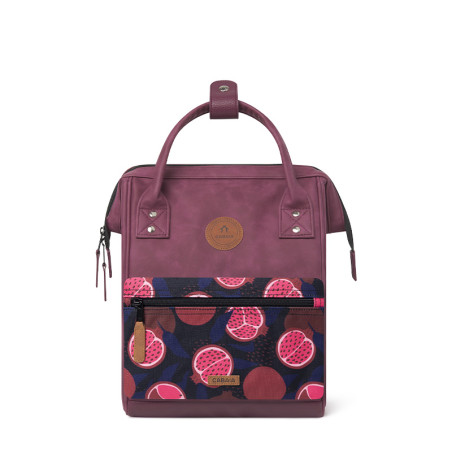 Sac à dos Cabaïa Adventurer Delhi Small - Couleur Bordeaux – Cuir effet Nubuck