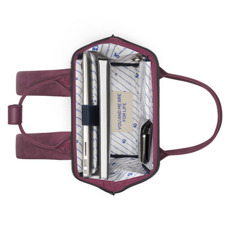 Sac à dos Cabaïa Adventurer Delhi Small - Couleur Bordeaux – Cuir effet Nubuck