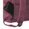 Sac à dos Cabaïa Adventurer Delhi Small - Couleur Bordeaux – Cuir effet Nubuck