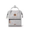 Sac Cabaia Adventurer Reims Small - Couleur gris et cuir effet Nubuck, c'est chic !