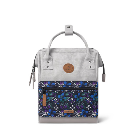 Sac Cabaia Adventurer Reims Small - Couleur gris et cuir effet Nubuck, c'est chic !