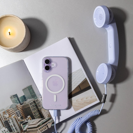 Pop Phone Azur de Native Union - accessoire connecté en port  USB C - Design  et vintage