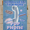 Pop Phone Azur de Native Union - accessoire connecté en port  USB C - Design  et vintage