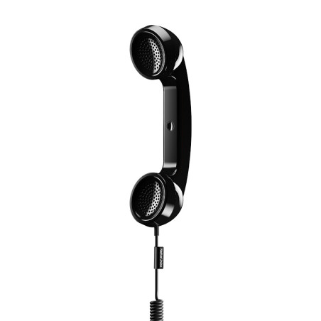 Pop Phone Black de Native Union - accessoire connecté en port  USB C - Design  et vintage