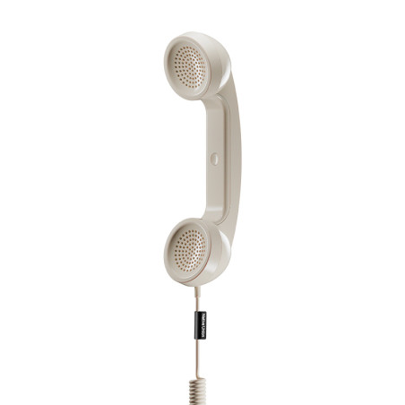 Pop Phone Sandstone de Native Union - accessoire connecté en port  USB C - Design  et vintage