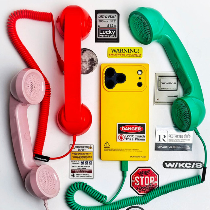 Pop Phone de Native Union - l'accessoire connecté en port  USB C toujours plus Design  et vintage