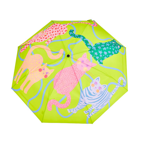 Parapluie Original Duckhead Lime - Collection Arty Cats | parole de chat !