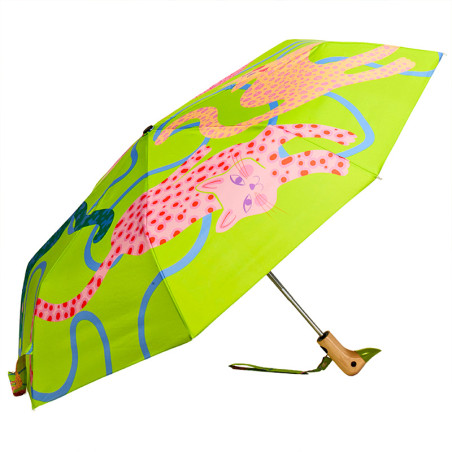 Parapluie Original Duckhead Lime - Collection Arty Cats | parole de chat !