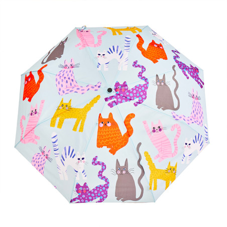 Parapluie Original Duckhead Ice - Collection Arty Cats | Bien couvert sous la pluie glacée !