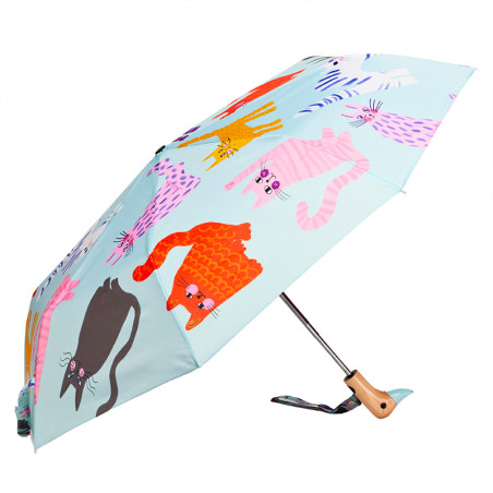 Parapluie Original Duckhead Ice - Collection Arty Cats | Bien couvert sous la pluie glacée !