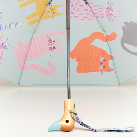 Parapluie Original Duckhead Ice - Collection Arty Cats | Bien couvert sous la pluie glacée !