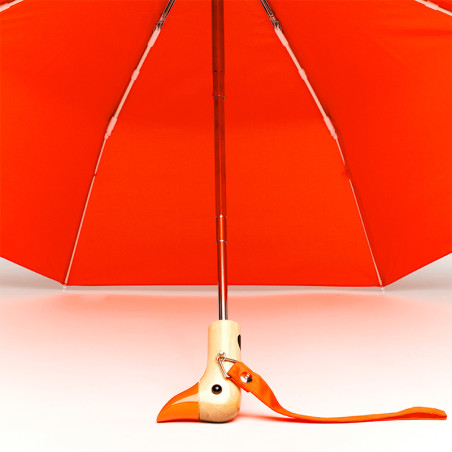Parapluie Original Duckhead - Nouvelle collection - couleur Papaya - Le canard de toutes les pluies