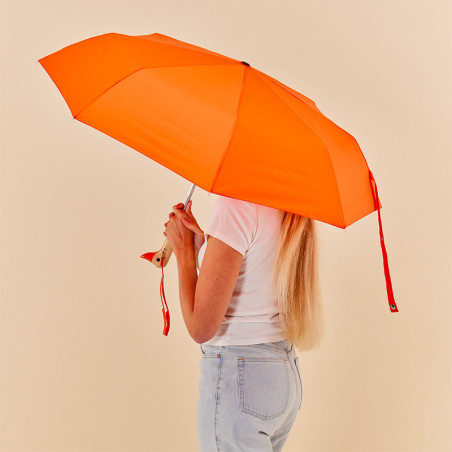 Parapluie Original Duckhead - Nouvelle collection - couleur Papaya - Le canard de toutes les pluies