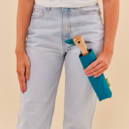 Parapluie Original Duckhead - Nouvelle collection - couleur Teal - Le canard de toutes les pluies