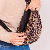 Sac Banane HindbagAndrea Léopard - La mode chic en Fausse Fourrure Sac Banane HindbagAndrea Léopard - La mode chic en Fausse Fourrure