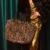 Hindbag Claude Léopard - Le sac Cabas en Fausse Fourrure chic et stylé Hindbag Claude Léopard - Le sac Cabas en Fausse Fourrure chic et stylé