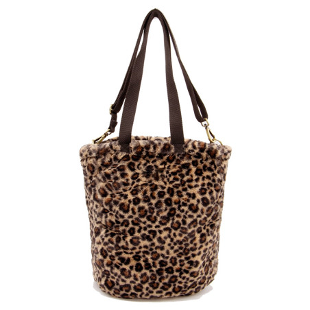 Hindbag Paul Léopard - Le Grand Sac Cabas en Fourrure Éthique et responsable