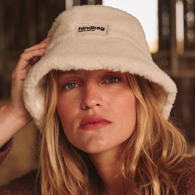 Bob Hindbag Teddy Chéri Arctique - Le chapeau Éthique en fourrure Végan