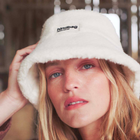 Bob Hindbag Teddy Chéri Arctique - Le chapeau Éthique en fourrure Végan