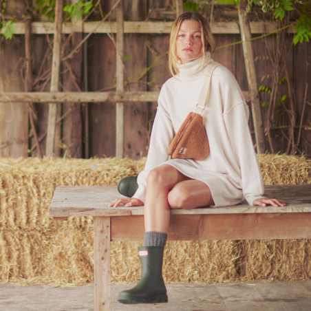 Banane Olivia HINDBAG TEDDY BRUN - Collection Teddy Chéri - Le sac bannane en Fourrure Éthique