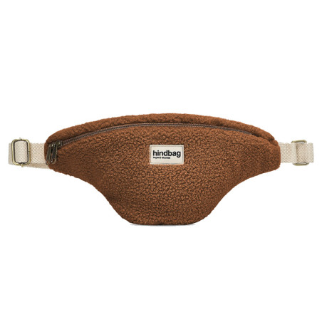 Hindbag - Banane Sasha Teddy Brun - Collection Fourrure Éthique - mode Hiver