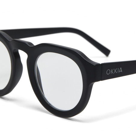 Lunettes de lecture Okkia - loupe Zeno Noir - OK-042-BK – design élégant et grossissement précis