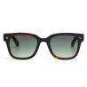 LUNETTES DE SOLEIL OKKIA GIOVANNI - COULEURS HAVANA BLACK ET VERRES VERT | OK012-BK-GR
