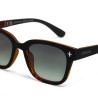 LUNETTES DE SOLEIL OKKIA GIOVANNI - COULEURS HAVANA BLACK ET VERRES VERT | OK012-BK-GR