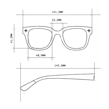 LUNETTES DE SOLEIL OKKIA GIOVANNI - COULEURS HAVANA BLACK ET VERRES VERT | OK012-BK-GR