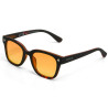 LUNETTES DE SOLEIL OKKIA GIOVANNI - COULEURS HAVANA BLACK ET VERRES JAUNE | OK012-BK-YE