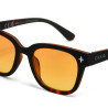 LUNETTES DE SOLEIL OKKIA GIOVANNI - COULEURS HAVANA BLACK ET VERRES JAUNE | OK012-BK-YE