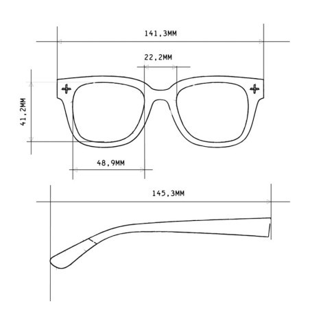 LUNETTES DE SOLEIL OKKIA GIOVANNI - COULEURS HAVANA BLACK ET VERRES JAUNE | OK012-BK-YE