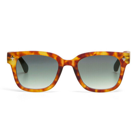 LUNETTES DE SOLEIL OKKIA GIOVANNI - COULEURS SAHARA HAVANA ET VERRES VERT | OK012-SH-GR