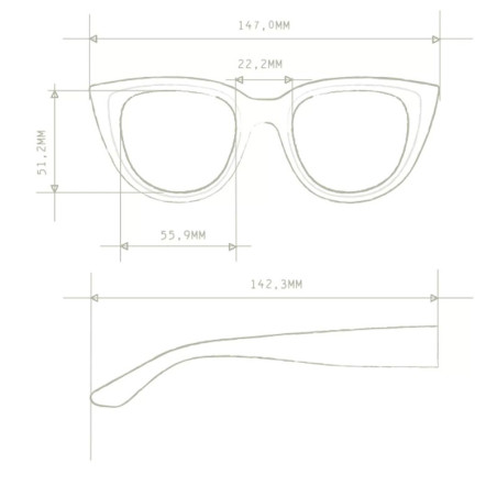 OKKIA LUNETTES DE SOLEIL SILVIA - COULEUR HAVANA YELLOW - OK020 HY