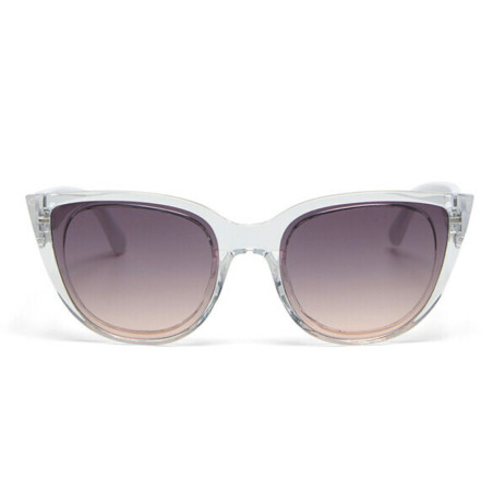 OKKIA LUNETTES DE SOLEIL SILVIA - TRANSPARENT CLEAR ET VERRES NOIR - OK020 TCL-BK