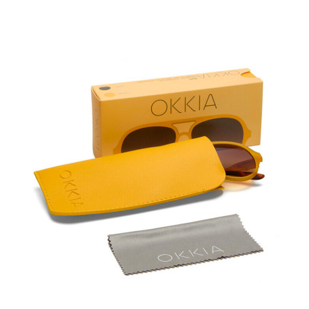 OKKIA - LUNETTES DE SOLEIL ALESSIO - JAUNE GIALLO - OK021-TYE