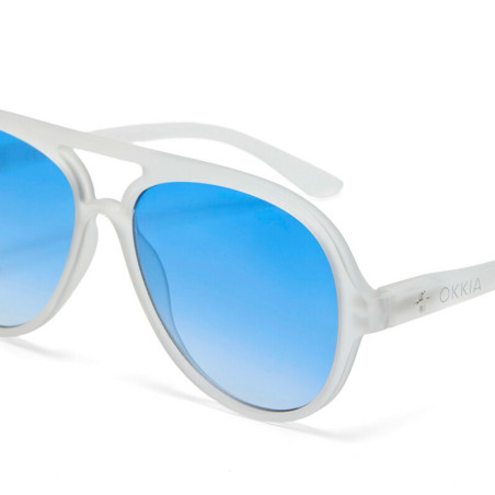 OKKIA - LUNETTES DE SOLEIL ALESSIO - DARK BLUE LENS - OK021-TCL