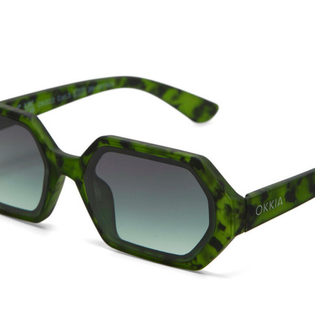 LUNETTES DE SOLEIL OKKIA ANDREA - MONTURES KALE HAVANA - OK022-KH