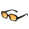 LUNETTES DE SOLEIL OKKIA ANDREA - MONTURES NOIR ET VERRES JAUNE- OK022-BK-YE