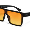 LUNETTES DE SOLEIL TOKYO - MONTURES NOIR ET VERRES JAUNE - OK033-BK-YE