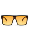 LUNETTES DE SOLEIL TOKYO - MONTURES NOIR ET VERRES JAUNE - OK033-BK-YE