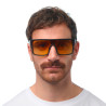 LUNETTES DE SOLEIL TOKYO - MONTURES NOIR ET VERRES JAUNE - OK033-BK-YE
