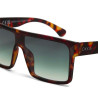LUNETTES DE SOLEIL TOKYO - MONTURES HAVANA ET VERRES GREEN - OK033-BK-OR
