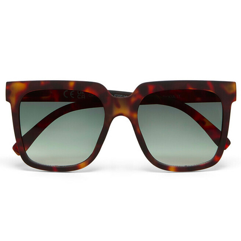 LUNETTES DE SOLEIL OKKIA ROMA - MONTURE COULEUR HAVANA ET VERRE GREEN - 0K040-CH-GR